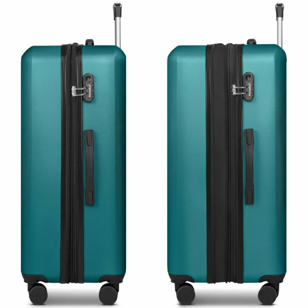 Hot Check.In Paradise 2.0 4 Rollen Trolley L 78 cm mit Dehnfalte smaragd green