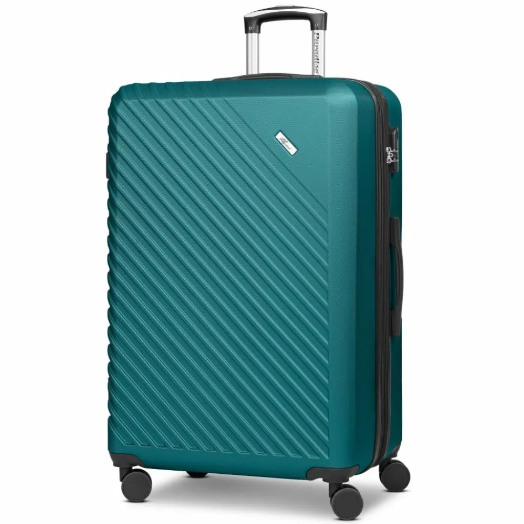 Hot Check.In Paradise 2.0 4 Rollen Trolley L 78 cm mit Dehnfalte smaragd green