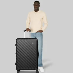 Check.In Hartgepäck|4-Rollen Koffer<Paradise 2.0 4 Rollen Trolley L 78 cm mit Dehnfalte black