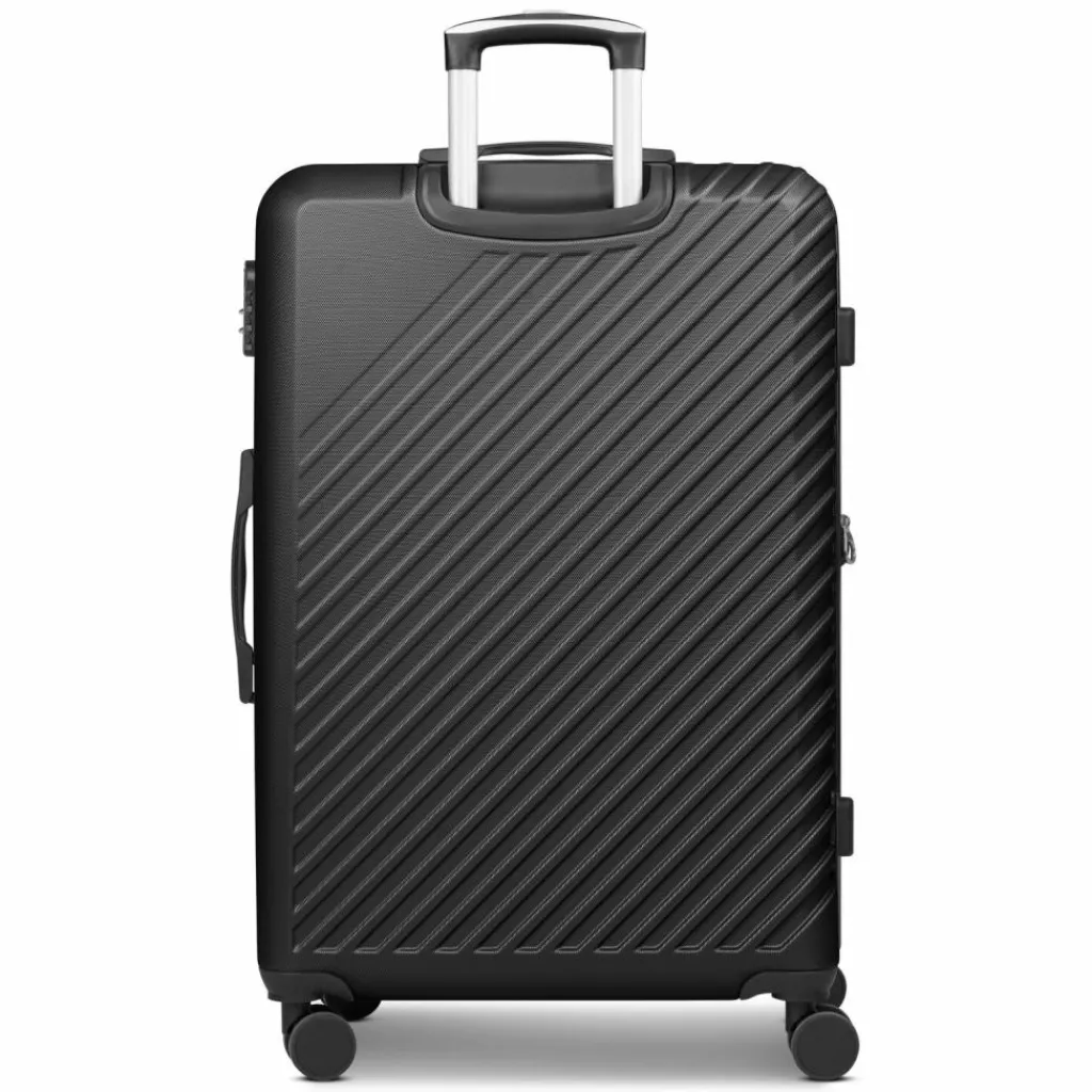 Check.In Hartgepäck|4-Rollen Koffer<Paradise 2.0 4 Rollen Trolley L 78 cm mit Dehnfalte black