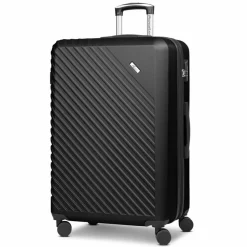 Check.In Hartgepäck|4-Rollen Koffer<Paradise 2.0 4 Rollen Trolley L 78 cm mit Dehnfalte black