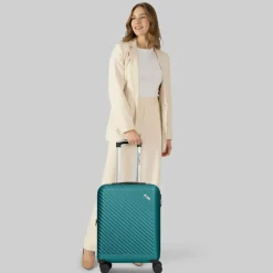 Sale Check.In Paradise 2.0 4 Rollen Kabinentrolley S 55 cm mit Dehnfalte smaragd green