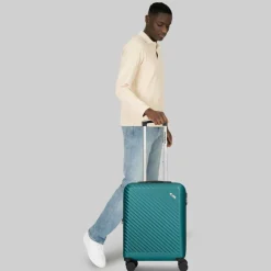 Sale Check.In Paradise 2.0 4 Rollen Kabinentrolley S 55 cm mit Dehnfalte smaragd green