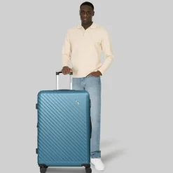 Clearance Check.In Paradise 2.0 4 Rollen Trolley L 78 cm mit Dehnfalte glacier blue