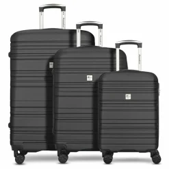 Check.In Koffersets Als Hartgepäck|Koffersets 3-Teilig<Paradise 4 Rollen Kofferset 3-teilig black