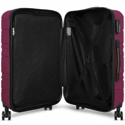 Check.In Paradise 4 Rollen Kofferset 3-teilig berry