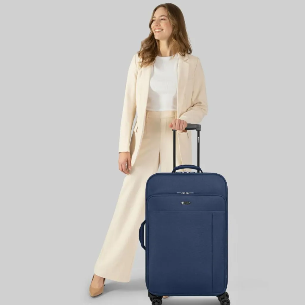 Online Check.In Sevilla 2.0 4 Rollen Trolley 70 cm dark blue