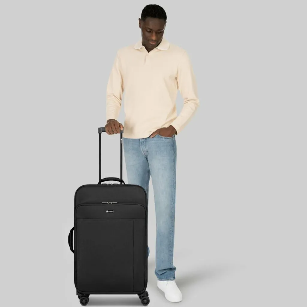 Check.In Weichgepäck|4-Rollen Koffer<Sevilla 2.0 4 Rollen Trolley 70 cm black