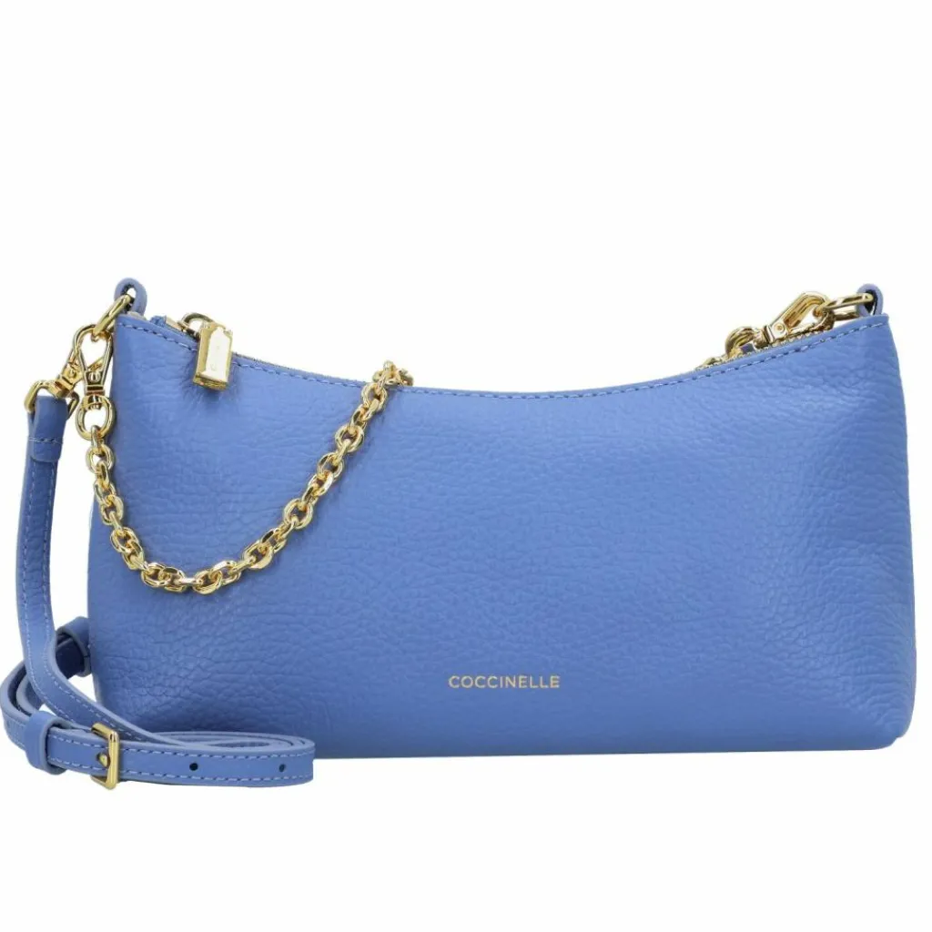 Best Coccinelle Aura Umhängetasche Leder 21.5 cm azul