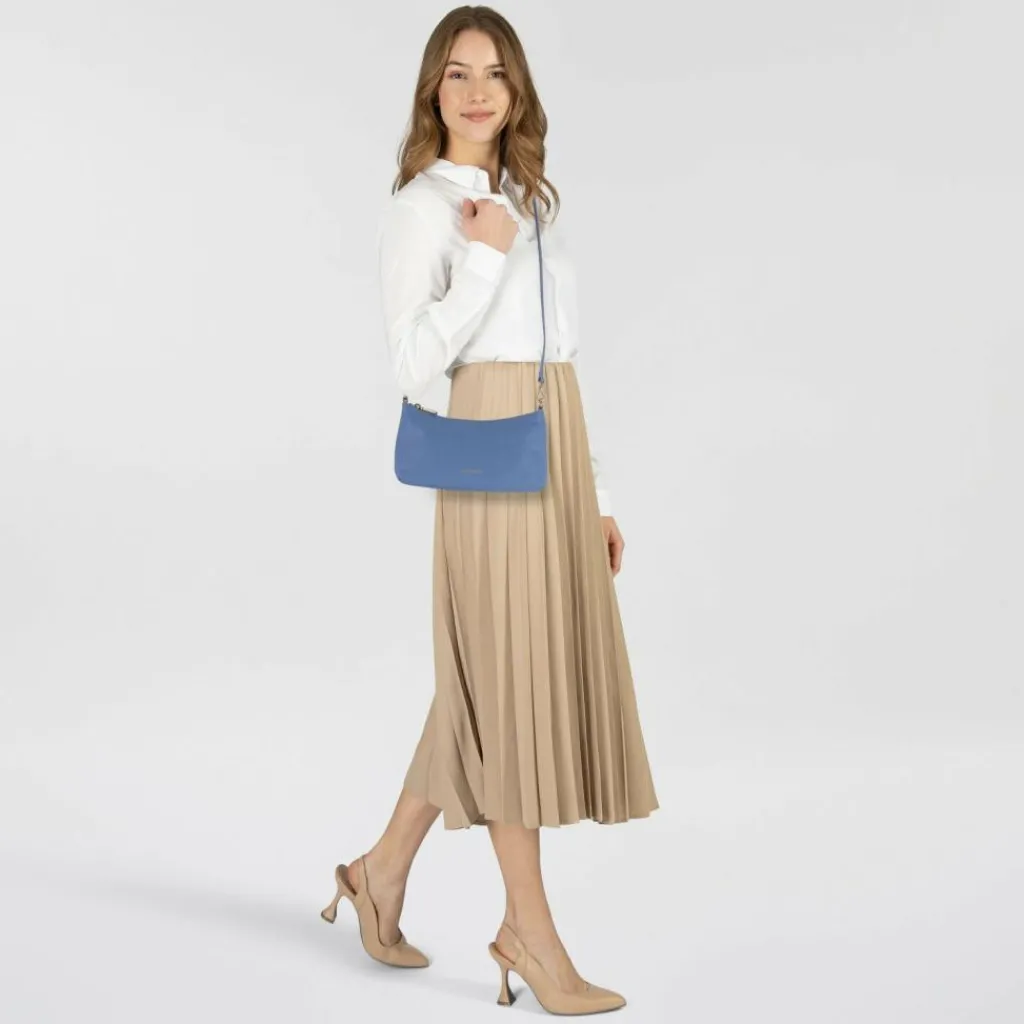 Best Coccinelle Aura Umhängetasche Leder 21.5 cm azul