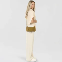 Coccinelle Umhängetaschen<Aura Umhängetasche Leder 21.5 cm seagrass