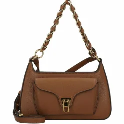 Online Coccinelle Beat Handtasche Leder 24 cm cognac