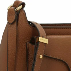 Online Coccinelle Beat Handtasche Leder 24 cm cognac