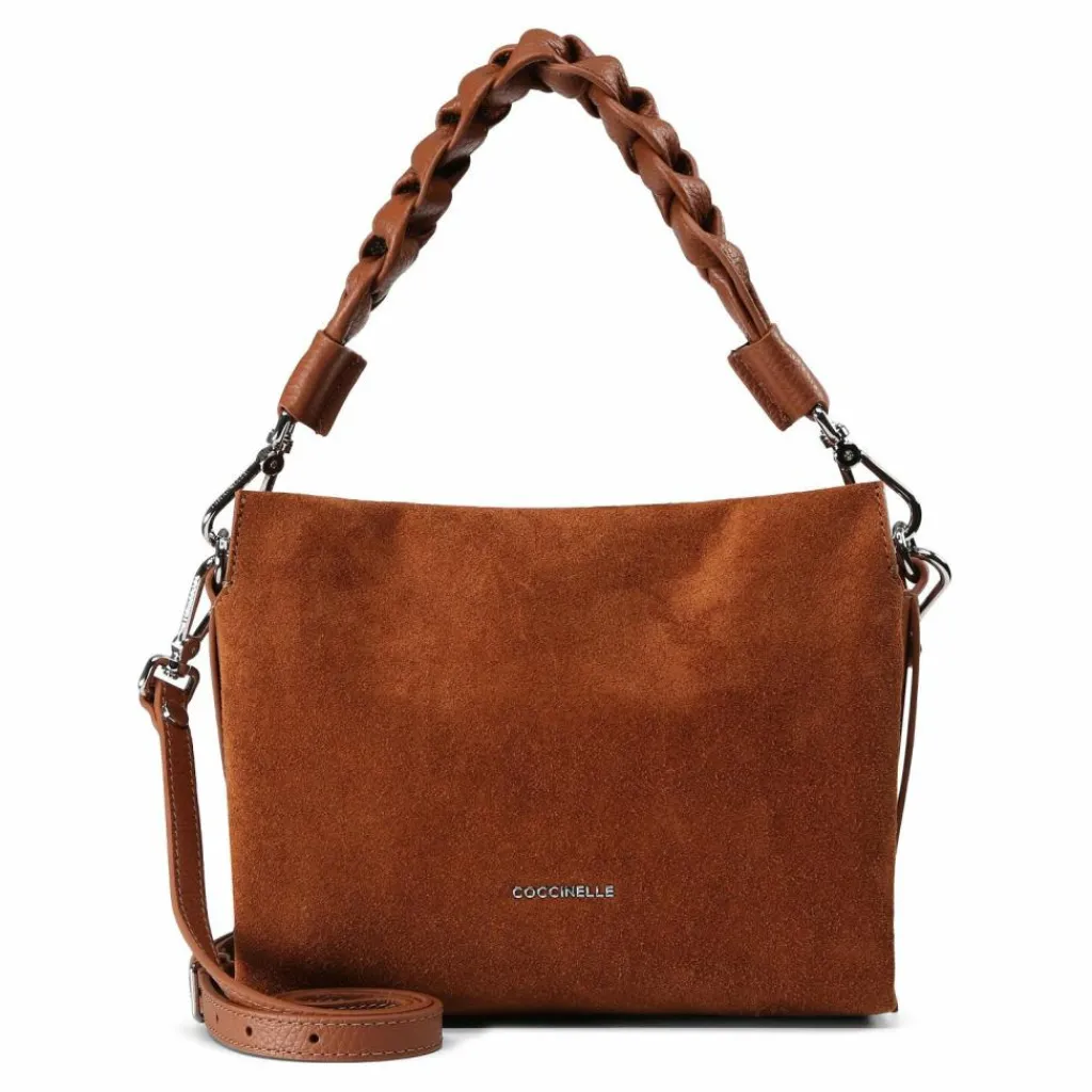 Sale Coccinelle Boheme Handtasche Leder 22.5 cm cognac