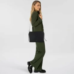 Outlet Coccinelle Boheme Handtasche Leder 32.5 cm noir-cognac