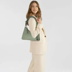 Coccinelle Boheme Schultertasche Leder 30 cm