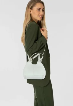 Coccinelle Henkeltaschen<C-Easy Handtasche Leder 21 cm snow