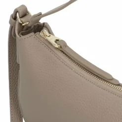 Coccinelle C-Easy Schultertasche Leder 25 cm warm taupe