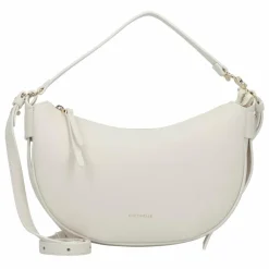 Best Coccinelle C-Easy Schultertasche Leder 25 cm blanco
