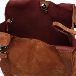 Coccinelle Schultertaschen|Henkeltaschen<C-Easy Schultertasche Leder 34 cm cognac