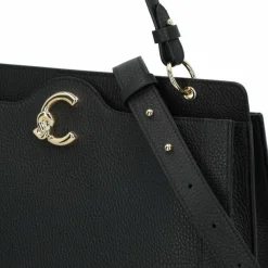 Best Coccinelle C-Me Handtasche Leder 30 cm noir