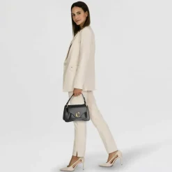 Coccinelle Schultertaschen<C-Me Schultertasche Leder 24 cm noir