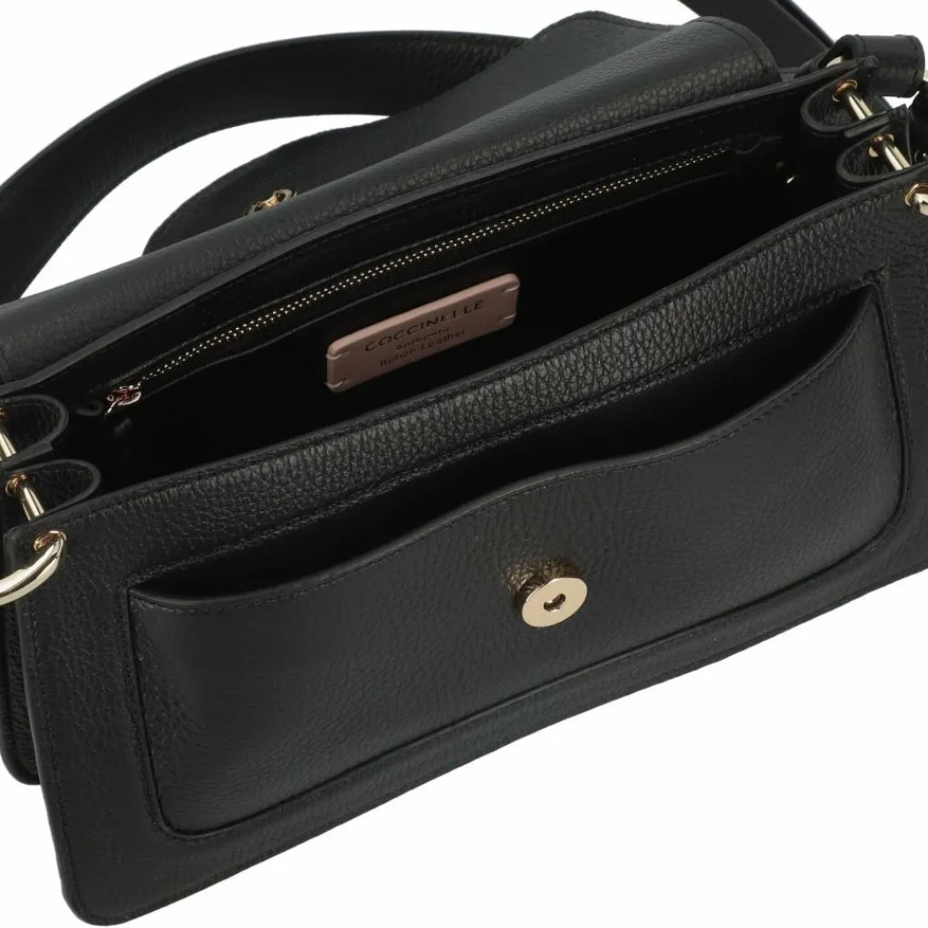 Discount Coccinelle C-Me Schultertasche Leder 28 cm noir