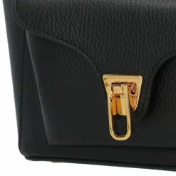 Coccinelle Schultertaschen<Double Beat Schultertasche Leder 21 cm noir