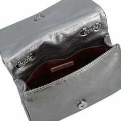 New Coccinelle Dulse Schultertasche Leder 19 cm steel