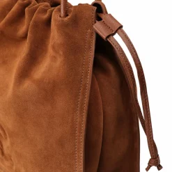 Coccinelle Henkeltaschen|Schultertaschen<Dulse Schultertasche Leder 31 cm cognac