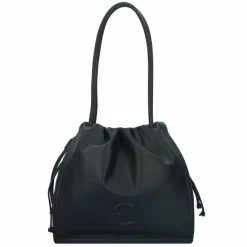 Hot Coccinelle Dulse Schultertasche Leder 31 cm noir