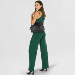 Hot Coccinelle Dulse Schultertasche Leder 31 cm noir