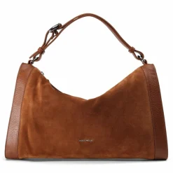 Coccinelle Henkeltaschen|Schultertaschen<Elinor Schultertasche Leder 39 cm cognac
