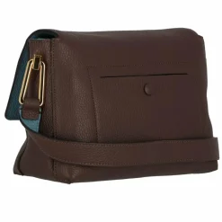 Discount Coccinelle Liya Umhängetasche Leder 24 cm brunette