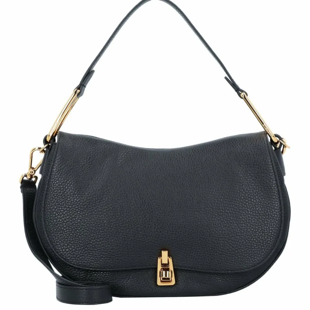 Sale Coccinelle Magie Schultertasche Leder 30 cm noir