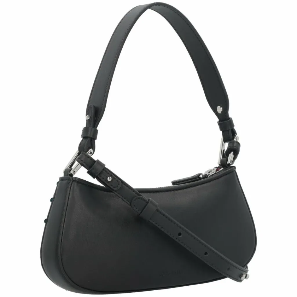 Coccinelle Schultertaschen<Merveille Schultertasche Leder 24.5 cm noir-noir
