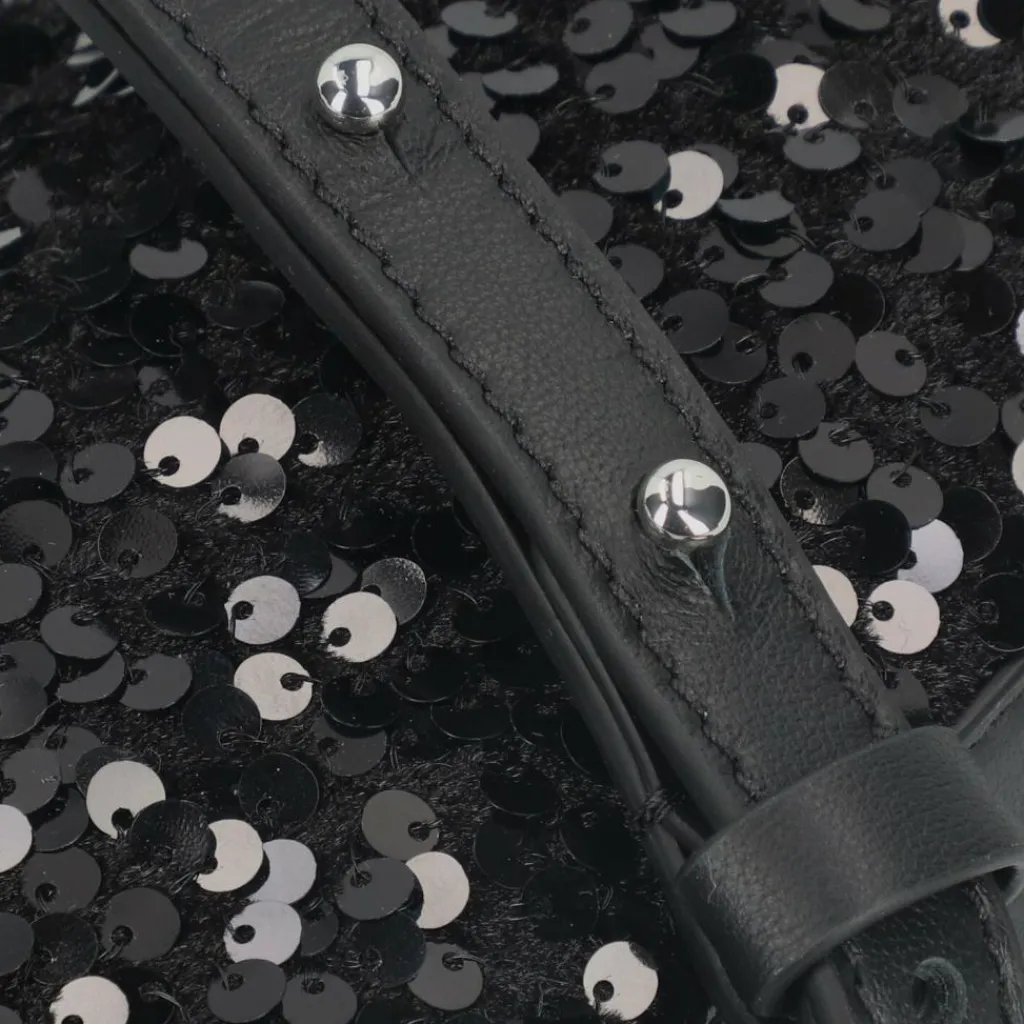 Coccinelle Schultertaschen<Merveille Schultertasche Leder 24.5 cm noir-noir