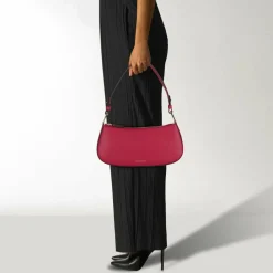 Best Coccinelle Merveille Schultertasche Leder 24.5 cm sangria