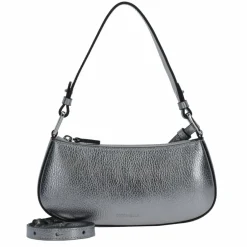 Clearance Coccinelle Merveille Schultertasche Leder 24.5 cm steel