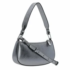 Clearance Coccinelle Merveille Schultertasche Leder 24.5 cm steel