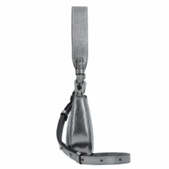 Clearance Coccinelle Merveille Schultertasche Leder 24.5 cm steel