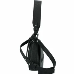 Clearance Coccinelle Myrtha Schultertasche Leder 24 cm noir