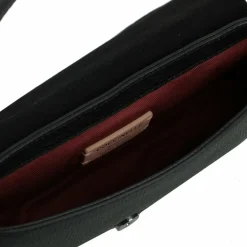 Clearance Coccinelle Myrtha Schultertasche Leder 24 cm noir