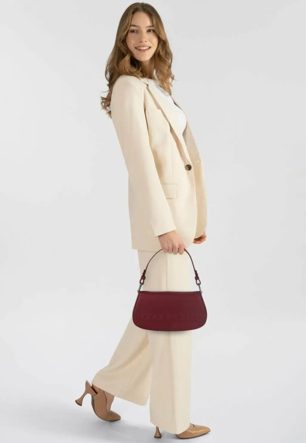 Coccinelle Myrtha Schultertasche Leder 24 cm