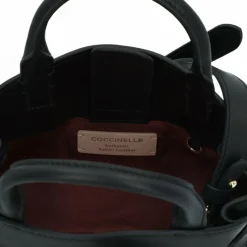 Coccinelle Henkeltaschen<Sabine Handtasche Leder 22 cm noir