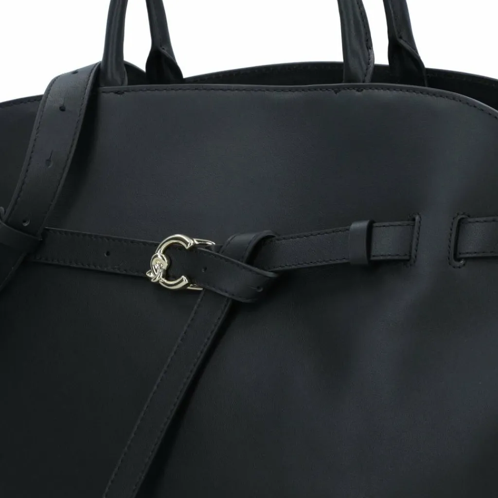 Online Coccinelle Sabine Schultertasche Leder 44 cm noir