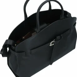 Online Coccinelle Sabine Schultertasche Leder 44 cm noir