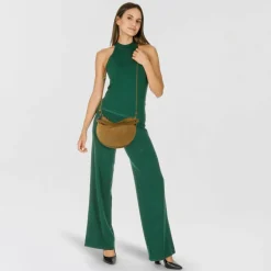 Coccinelle Schultertaschen<Sunup Schultertasche Leder 25 cm seagrass