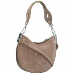 Coccinelle Schultertaschen<Sunup Schultertasche Leder 25 cm warm taupe