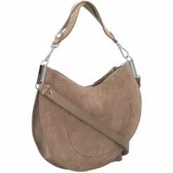 Sale Coccinelle Sunup Schultertasche Leder 30 cm warm taupe